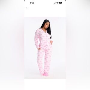 3 piece bow pj set